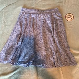 Kohl’s Blue and White Skater Skirt Size Small